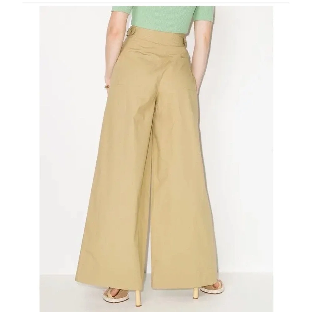Ulla Johnson Leo Wide Leg Belted Trouser Pant NWT Women's size 0 Lightweight